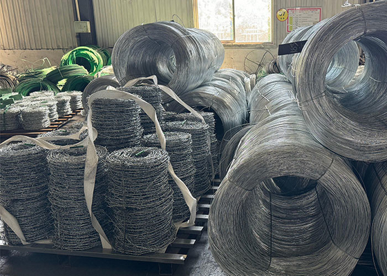 PVC o alambre de seguridad de púas galvanizado para la protección de fronteras