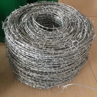 alambre de púas de alta resistencia malla de alambre de púas eléctrico alambre de púas 125 calibre alambre de púas 10kg precio de alambre de púas en bangladesh aleación de aluminio alambre de púas guardia robo