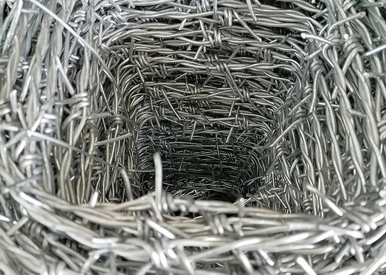 Protección de la construcción de cercas en caliente, galvanizado/acero inoxidable, rollo de alambre de púas