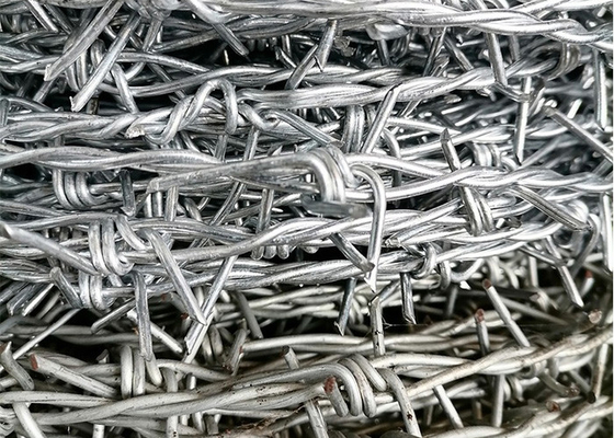 Resistencia a la corrosión Filamento único de alambre de púas galvanizado y sumergido en caliente Precio por rollo
