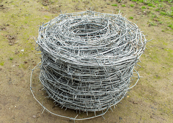 Resistencia a la corrosión de alambre de alambre de púas de acero galvanizado de cadena única