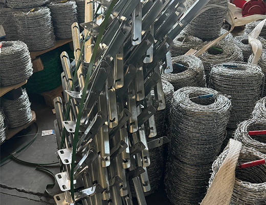 Cables de alambre de púas de seguridad galvanizados y sumergidos en caliente