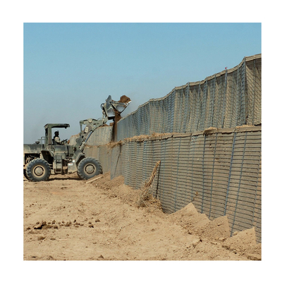 El alambre de acero con poco carbono soldó con autógena las barreras defensivas militares de 75*75m m para el campo del tiroteo