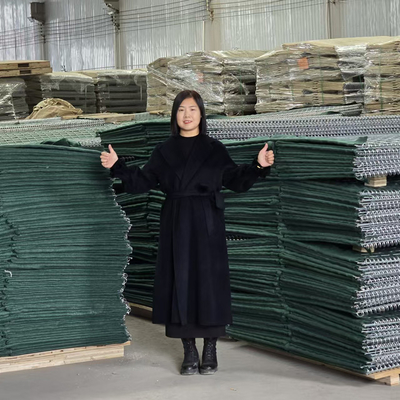 MIL 10 Barrera Hesco de revestimiento de zinc pesado como solución provisional para el proyecto de barrera de inundación a corto plazo