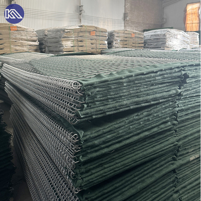MIL1 1.37m de altura Galfan revestido con soldadura Gabion línea con Geotextil de grado militar HESCO barreras de inundación en el mercado de EE.UU.
