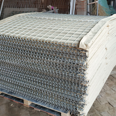 5 mm soldado galvanizado alambre de Galfan Hesco bastión barreras defensivas pared de explosión
