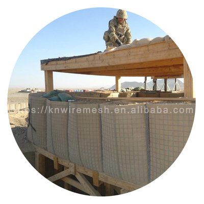 Barreras de bastiones defensivos / Barreras de protección de ríos con geotextil verde / arena en Burkina Faso