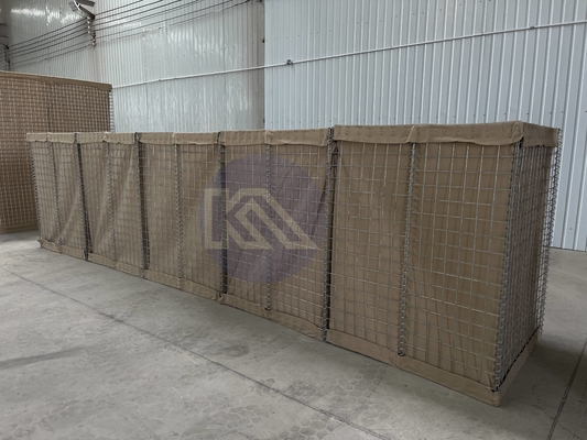 Barrera anti-corrosión de gabión de trabajo pesado de revestimiento Galfan Mi10 Barrera defensiva para pared de apoyo de emergencia