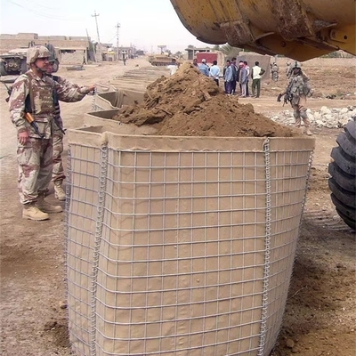 1m de altura galvanizado sumergido en caliente MIL 4 Barrera defensiva para barreras de bastiones defensivos militares
