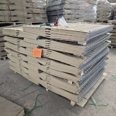 MIL1, MIL 7, MIL 10, MIL 12, MIL 19 2.74M Alta inmersión en caliente Geotextil revestido Gabión soldado Bolsa Hesco para barreras defensivas militares Bastiones