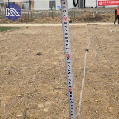 10x10x1.1-1.4M alambre de baja visibilidad de acero para malla de Putanka