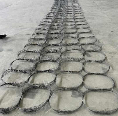 Barrera del tanque de seguridad de malla de alambre de acero de malla de acero anti-tanque