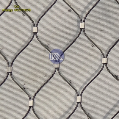 High-Strength Stainless Steel Wire Rope Mesh Anti Drone Netting Indoor / Outdoor Multi-Scene Safe-Capture