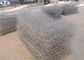 Gabions llenado piedra tejido cubierto cinc, muro de contención de piedra de la malla de alambre