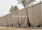 Barrera militar alineada geotextil defensivo de acero 2x2