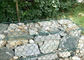 Muro de contención hexagonal de la cesta de la roca, construcción galvanizada sumergida caliente de la pared de Gabion
