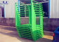 Acero verde que apila los estantes, placa de Warehouse que apila los estantes del almacenamiento para el tabaco