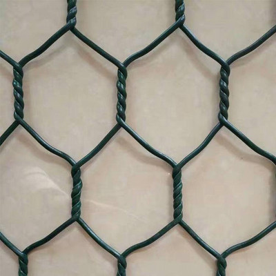 El Pvc verde cubrió la caja de 2.7m m Gabion para el refuerzo del control de inundaciones del río