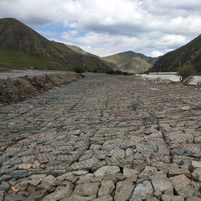 cestas antioxidantes Mesh Welded subacuático de Gabion del metal del 1m del x 1m del x 1m