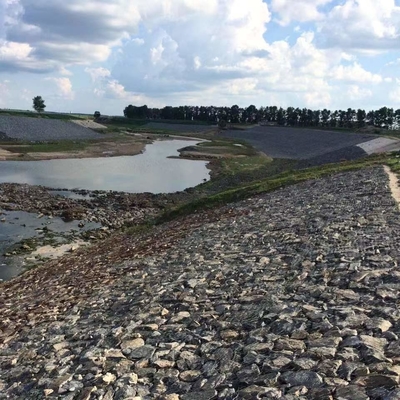 Cestas hexagonales de Galfan Gabion del moho anti el 1mx1m para el muro de contención del control de inundaciones