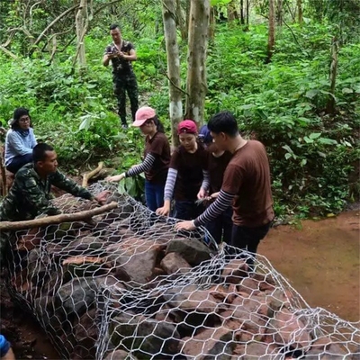 el muro de contención de la cesta de Gabion del tamaño de los 6*2*0.3m galvanizó