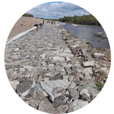 Caliente hexagonal bajo de la piedra de la malla de alambre 2x1x1 Gabion del hierro galvanizado