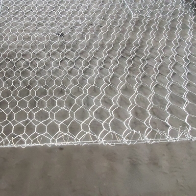 Alambre tejido de acero galvanizado Mesh Gabion Box Retaining Walls para el proyecto blando