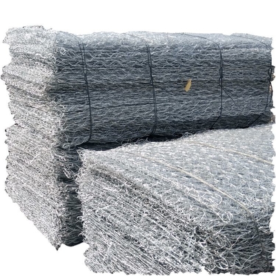 Máquina tejida hexagonal de Mesh Gabion Cages And Baskets que teje el agujero 2.7m m de 80x100m m
