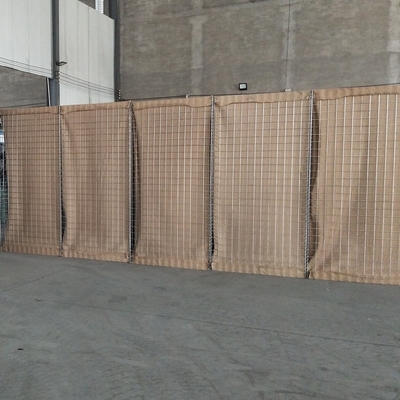 pared militar de la arena de 3.7m m Gabion Hesco milipulgada 7 para la erosión costera