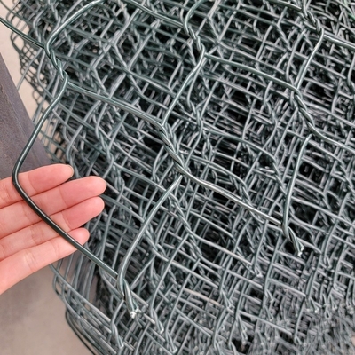 malla de alambre galvanizada pesada de las cestas de Gabion del Pvc del metro 4x1x1