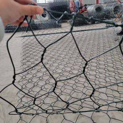 100x120 mm 2x1x1 3,05 mm Cestas de Gabion recubiertas de Pvc 270 G/m² recubierto de zinc