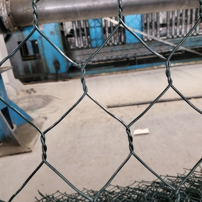 Gabion tejida revestida del cinc anti del moho cestas los 2mx1mx1m Stone llenó la protección de la roca