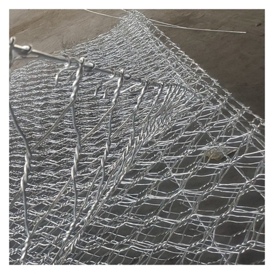 Moho antioxidante galvanizado de Gabion Militaire del alambre con los clips de Gabion