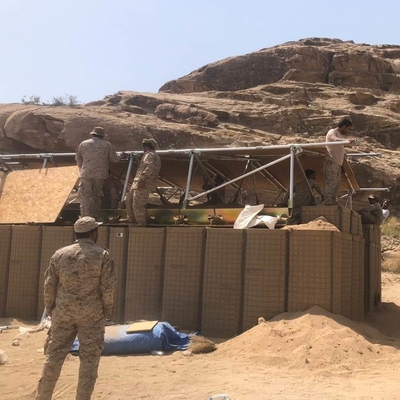 Solución de prevención de barrera de defensa contra inundaciones galvanizada por caja de Gabion soldada
