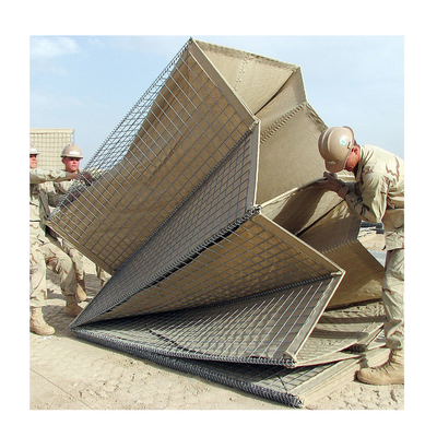 El cuadrado del SGS forma las barreras defensivas militares 300GSM de Gabion de la barrera en Ghana