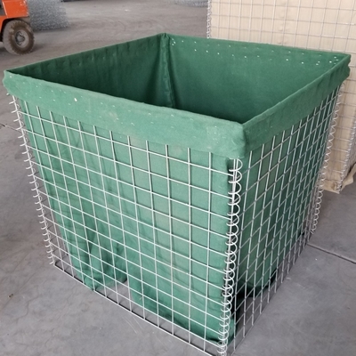 Caliente sumergido galvanizó el cinc militar del sistema de barreras de Hesco cubrió montado fácilmente