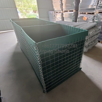 HDP galvanizó el muro de contención defensivo de la barrera de Hesco Gabion a prueba de herrumbre