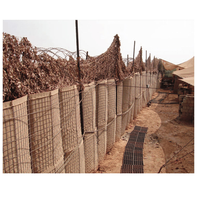 punto de observación de Mesh Military Hesco Barriers For del alambre de los 7.62*7.62cm