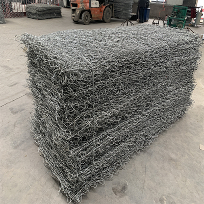 Rocas hexagonales de Metal Cages For de la cerca de la cesta de Gabion del alambre de la corrosión anti del SGS