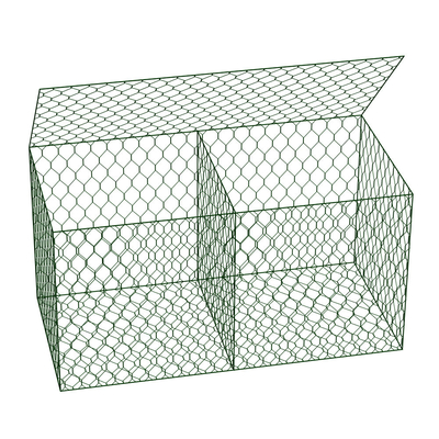 jaulas de la pared de Mesh Gabion Box Square Meter Gabion del alambre del hierro de 2.0-4.00m m