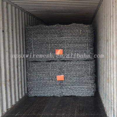 La pared de Gabion del muro de contención de la roca de la cesta de Gabion de la piedra del proyecto de agua enjaula el agujero de los 8x10cm