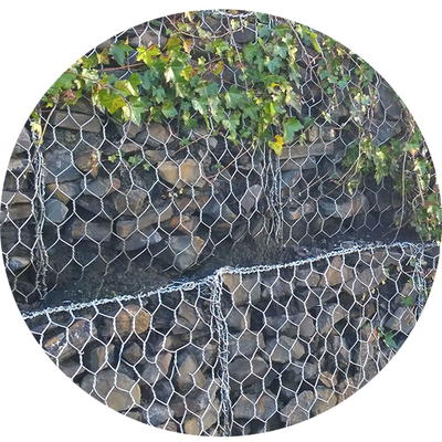 Agujero de Mesh Galvanized Gabion Baskets 100*120m m del alambre del hierro del ISO COC