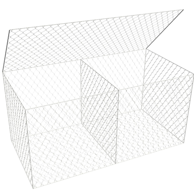 El HDG torcido doble galvanizó los 8x10cm que las cestas de Gabion empiedran jaulas llenadas del alambre