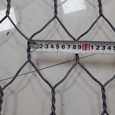 La piedra llenada cesta del PVC  Gabion de los contactores 3.05m m de la construcción galvanizó