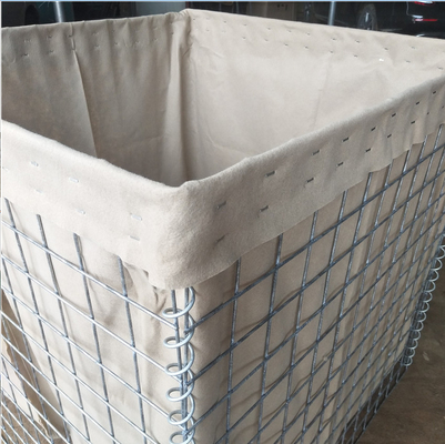 3*3 avanza lentamente la perforación rectangular que la barrera militar del bastión de Hesco dobló la soldadura galvanizada