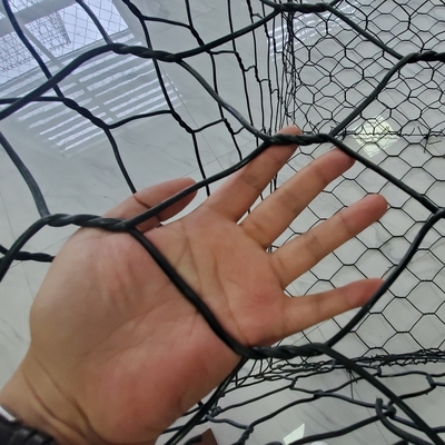6x2x0.3m / el Pvc de la cesta 80x100 de los 3x1x0.5m Phlippines Gabion cubrió