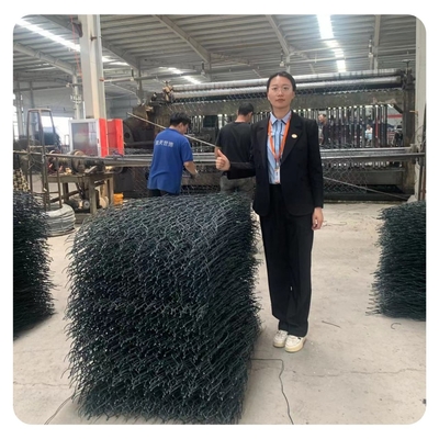Caliente sumergido galvanizó la jaula material de la piedra de Gabion fácil instala