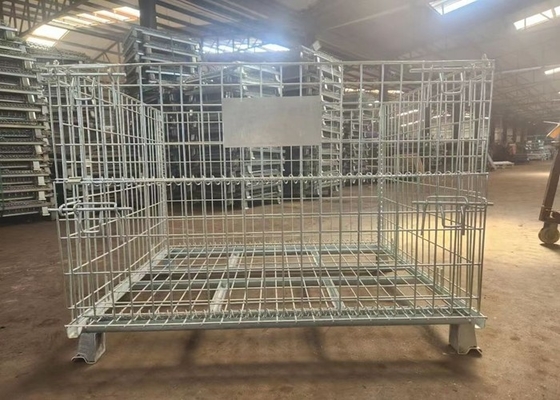 Alambre Mesh Container Hot Dipped Galvanized del almacenamiento 50*50 de Warehouse