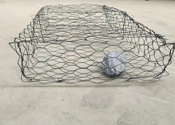 Apoyo de pendiente 2m X 1m X 1m Cestas de gabión personalizadas 6x8cm Agujero de malla