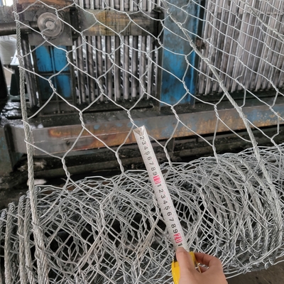 Caja de malla de alambre de gabión con alambre recubierto de PVC para protección de pendiente ecológica